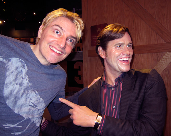 Scotch Wichmann with Jim Carrey