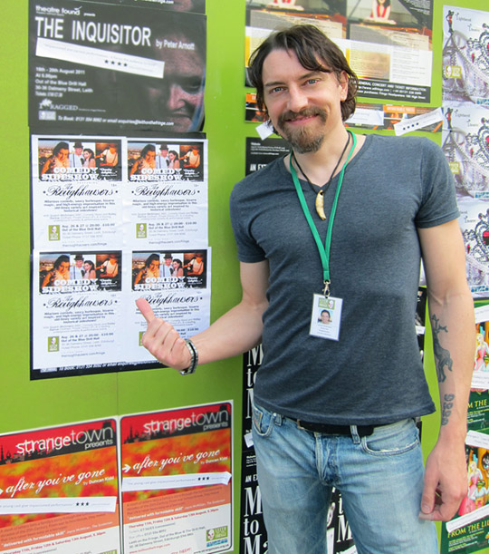 Scotch Wichmann at Edinburgh Fringe Festival, Leith, Scotland